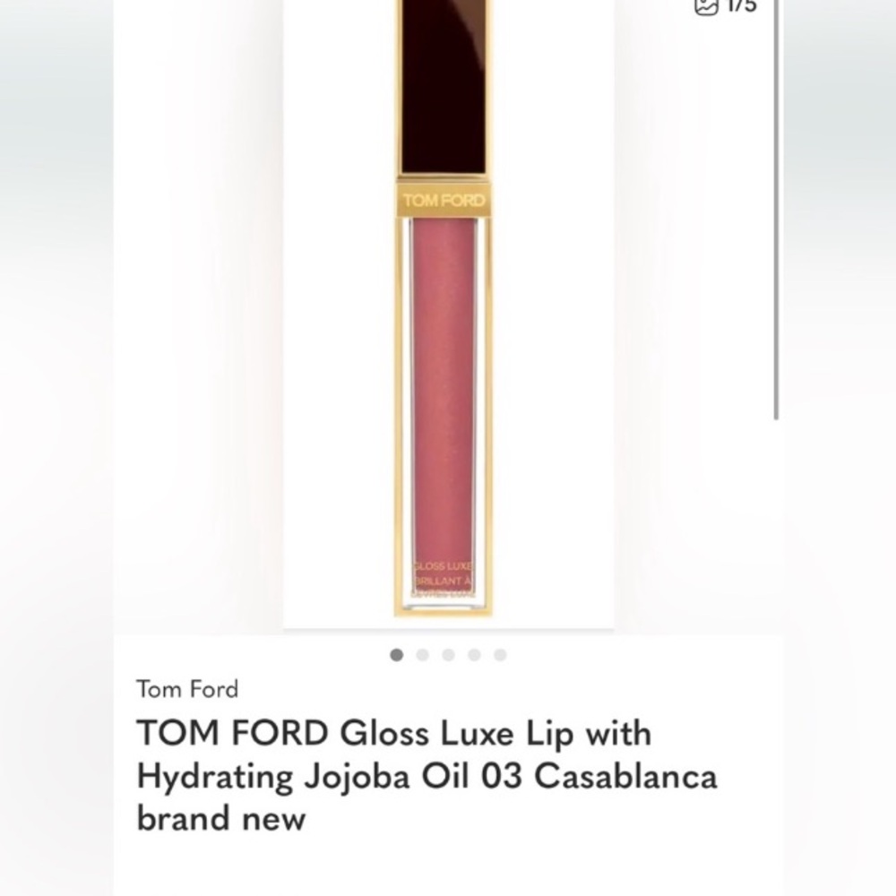Tom Ford Gloss Luxe Lip Balm in Rich Pink
